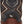Load image into Gallery viewer, Mens dark brown boots with navy shaft and white embroidery back view
