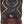 Load image into Gallery viewer, Mens dark brown boots with navy shaft and white embroidery back view