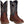 Load image into Gallery viewer, Mens dark brown boots with navy shaft and white embroidery