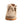 Load image into Gallery viewer, infants tan mocs with orange soles and white shoelaces front view