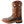 Load image into Gallery viewer, Boot with light brown embroidered shaft, red and dark brown soles left view

