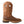 Load image into Gallery viewer, Mens brown cowboy boots with embroidered shaft with teardrop holes in them right view