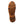 Load image into Gallery viewer, moccasin style brown shoe w/ floral pattern etched onto top portion bottom view