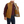 Load image into Gallery viewer, man holding tan Carhartt Sherpa lined vest open over red long sleeve shirt
