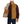 Load image into Gallery viewer, man holding tan Carhartt vest open over red long sleeve shirt