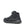Load image into Gallery viewer, back view of black high top work shoe with mesh and zig-zag venting and wolverine logo on back of heel