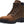 Load image into Gallery viewer, Mens brown boots with black sole and bronw/orange laces front corner view
