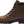 Load image into Gallery viewer, Mens brown boots with black sole and bronw/orange laces left view
