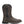 Load image into Gallery viewer, Men&#39;s Brown boot with flame embroidery on Shaft side view
