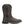 Load image into Gallery viewer, Men's Brown boot with flame embroidery on Shaft side view
