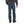 Load image into Gallery viewer, Man in Smoke Colored Solid Buttonup with big belt in dark blue jeans back view
