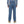 Load image into Gallery viewer, man in blue patterned button up with no belt in blue jeans back view