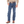Load image into Gallery viewer, Man in Tan Button up Wearing large belt and Mute blue jeans