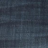 zoomed in blue jean fabric