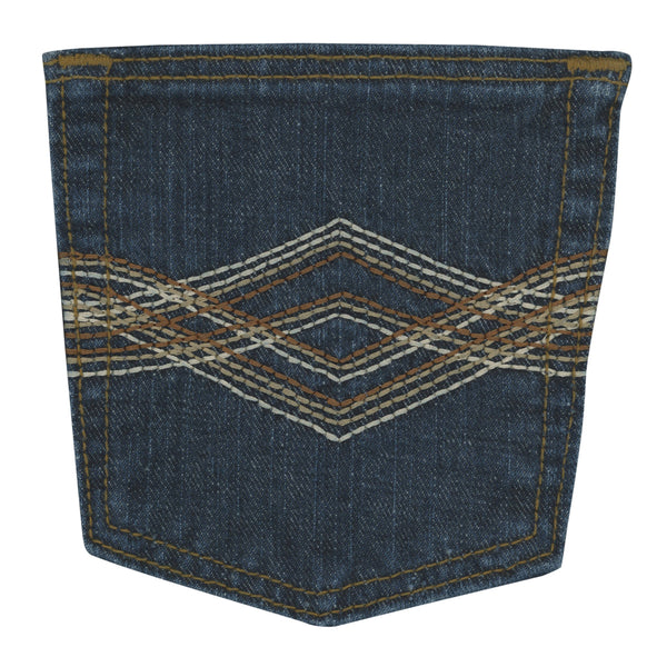 Back Pocket Denim Jeans Embroidered