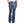 Load image into Gallery viewer, woman in white undershirt in faded blue jeans back angle
