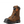 Load image into Gallery viewer, Brown work boot with black toe cap and orange accents on a white background
