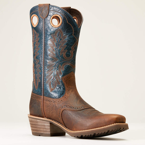 Ariat Men's - 12" Hybrid Roughstock Cowboy Boot - Square Toe