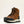 Load image into Gallery viewer, Front angle view of a brown work boot with black and white sole on a white background
