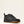 Load image into Gallery viewer, Black leather sneaker with a brown sole on a white background
