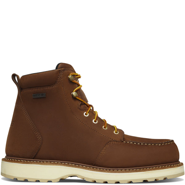 Danner Men's - 6" Cedar River Wedge Waterproof Work Boot - Soft Moc Toe