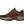 Load image into Gallery viewer, Left side view of a brown low-top lace-up outdoor work boot with leather and mesh upper, synthetic overlays, and yellow and green accent colors.
