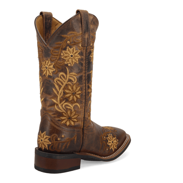 Laredo Women's - 11" Stockman Secret Garden Leather Western Boot - Square Toe