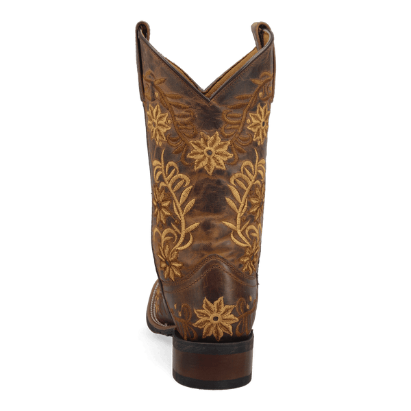 Laredo Women's - 11" Stockman Secret Garden Leather Western Boot - Square Toe