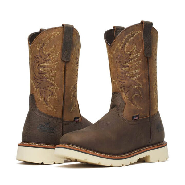 Thorogood Men's - 11" Wellington Western Work Boots - Square Soft Toe