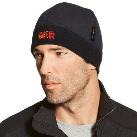 Ariat - Black Flame Resistant Polartec Beanie ME.AP.FLAME RESISTANTARIAT INTERNATIONAL, INC.