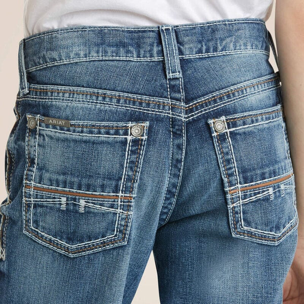 Ariat Boy's - B4 Coltrane Relaxed Fit Boot Cut Jean - Durango CH. AP. BOYS JEANSARIAT INTERNATIONAL INC
