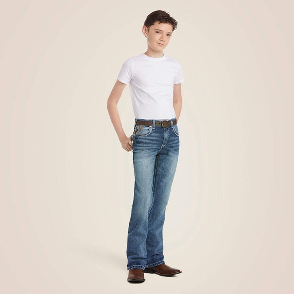 Ariat Boy's - B4 Coltrane Relaxed Fit Boot Cut Jean - Durango CH. AP. BOYS JEANSARIAT INTERNATIONAL INC