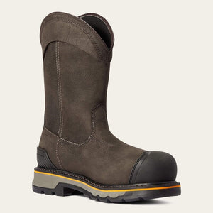Ariat Men's - 10" Stump Jumper Pull - On Waterproof Work Boot - Comp Toe MENS BOOTWATRPROOFSAFETYARIAT INTERNATIOINAL INC