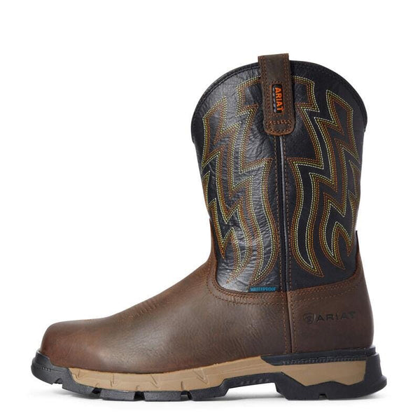 Ariat Men's - 10" Waterproof EH Rebar Flex - Soft Toe MENS BOOTWATRPROOFNON - SAFETYARIAT INTERNATIONAL, INC.