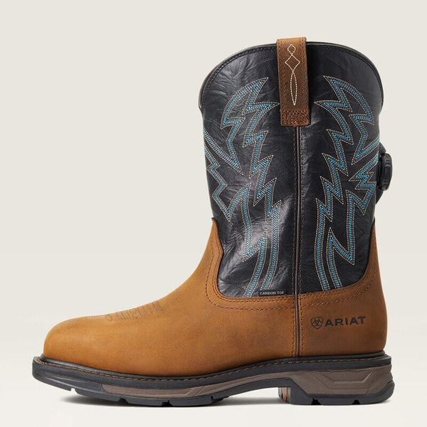 Ariat Men's - 11" WorkHog XT BOA Work Boot - Carbon Toe MENS WESTERNSQ TSAFETYARIAT INTERNATIOINAL INC
