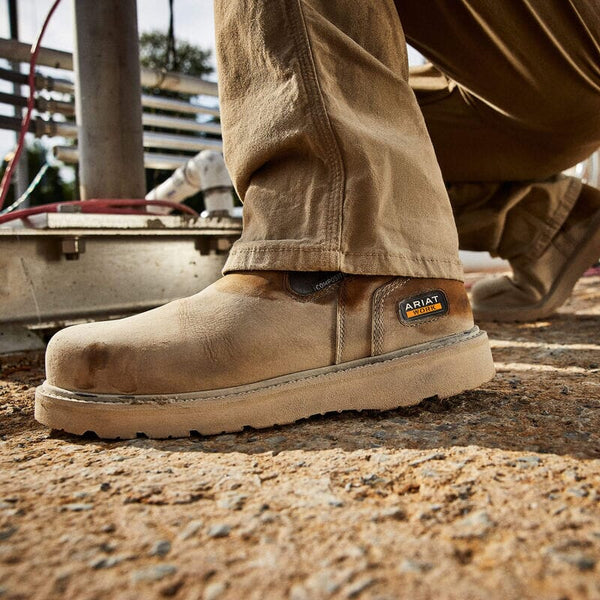 Ariat Men's - 6" Rebar Wedge Chelsea Waterproof Work Boot - Comp Toe MENS BOOTWATRPROOFSAFETYARIAT INTERNATIOINAL INC