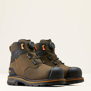 Ariat Men's - 6" Stump Jumper BOA Waterproof Work Boot - Composite Toe MENS LACEWATRPROOFSAFETY TOEARIAT INTERNATIOINAL INC