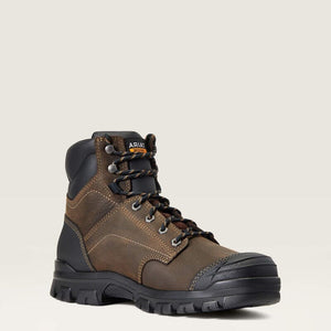 Ariat Men's - 6" Treadfast Waterproof Work Boot - Round Soft Toe MENS LACEWATERPRF NON - SAFETYARIAT INTERNATIOINAL INC