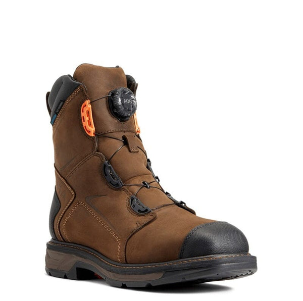 Ariat Men's - 8" WorkHog XT BOA Waterproof Work Boot - Wide Square Carbon Toe MENS LACEWATRPROOFSAFETY TOEARIAT INTERNATIOINAL INC