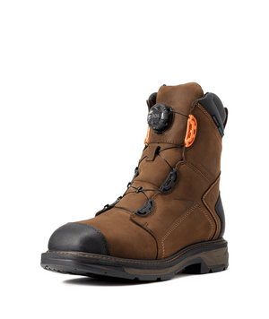 Ariat Men's - 8" WorkHog XT BOA Waterproof Work Boot - Wide Square Carbon Toe MENS LACEWATRPROOFSAFETY TOEARIAT INTERNATIOINAL INC