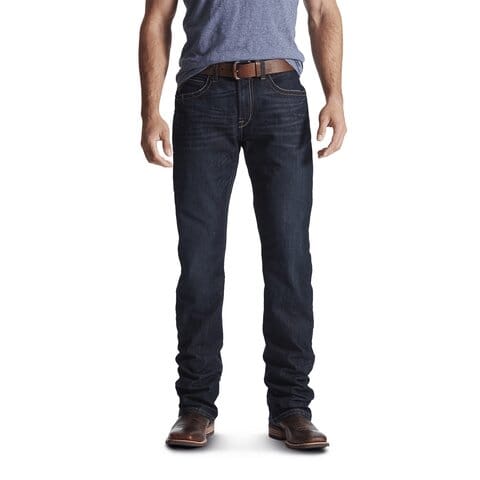 Ariat Men's - Bodie M4 Dark Blue - Low Rise WORK AP.JEANS DENIMARIAT INTERNATIOINAL INC