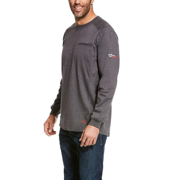 Ariat Men's - FR Air Crew Charcoal T-Shirt ME.AP.FLAME RESISTANTARIAT INTERNATIOINAL INC