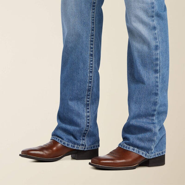 10039631 Ariat Men's M4 Relaxed Stretch Goldfield Boot Cut Jean Dallas Go Boot Country 10039631 Ariat Men's M4 Relaxed Stretch Goldfield Boot Cut Jean Dallas Go Boot Country