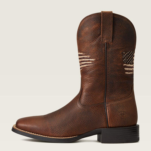 Ariat Men's - Sport All Country Patriotic Western Boot - Square Toe MENS WESTERN SQUARETOEARIAT INTERNATIONAL, INC.