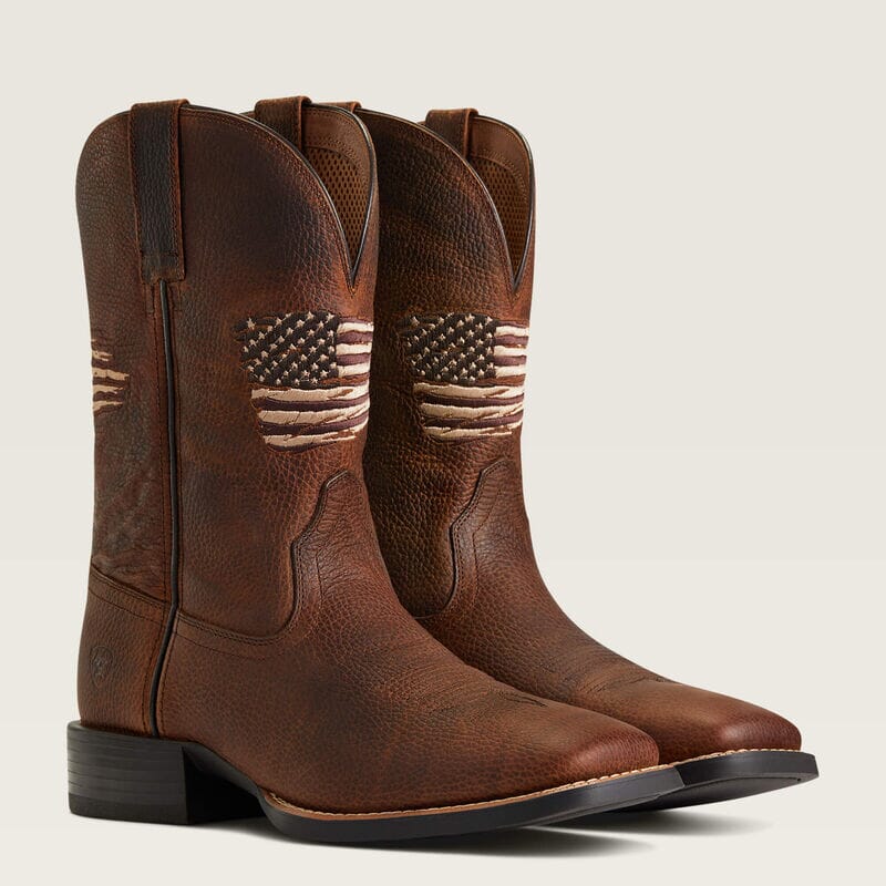 10040275 Ariat Men Sport All Country Patriotic Western Boot  display picture 1