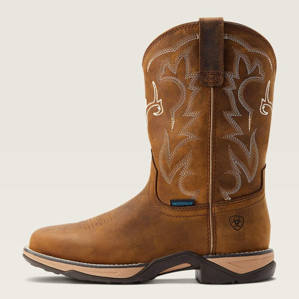Ariat Women's - 10" Anthem Deer Waterproof Western Boot - Square Toe WOMENS BOOT WTRPROOFNON - SAFTYARIAT INTERNATIONAL, INC.