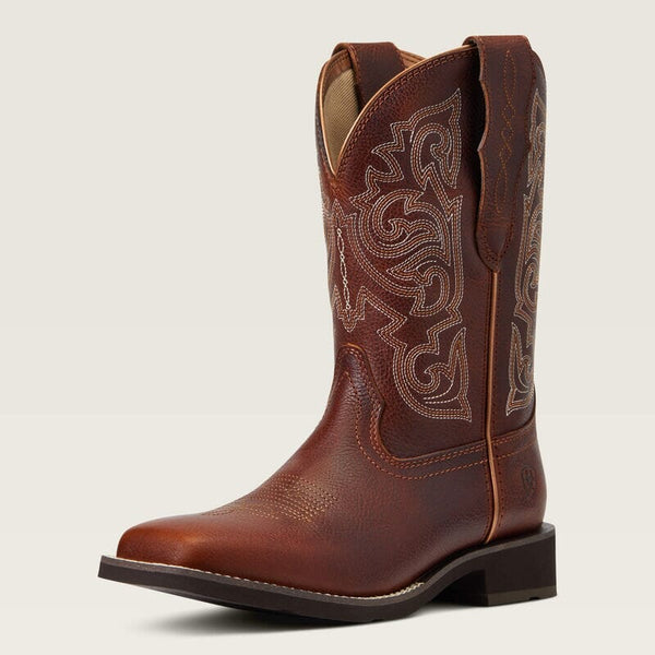 Ariat Women's - 10" Delilah StretchFit Leather Western Boot - Square Toe WOMENS BOOT WESTERNSQUARE TOEARIAT INTERNATIONAL, INC.