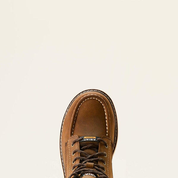 Ariat Women's - 6" Rebar Lift Waterproof Work Boot - Soft Moc Toe WOMEN LACEWTRPROOFNON - SAFETYARIAT INTERNATIOINAL INC