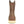 Load image into Gallery viewer, Rear view of brown leather boot with a white sole on a white background

