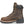 Load image into Gallery viewer, Left side view of brown leather tall work boot with black sole on a white background
